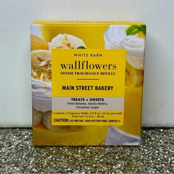 Bath and Body Works Wallflowers Main Street Bakery 2 Pack Refills NWT - Picture 2 of 3